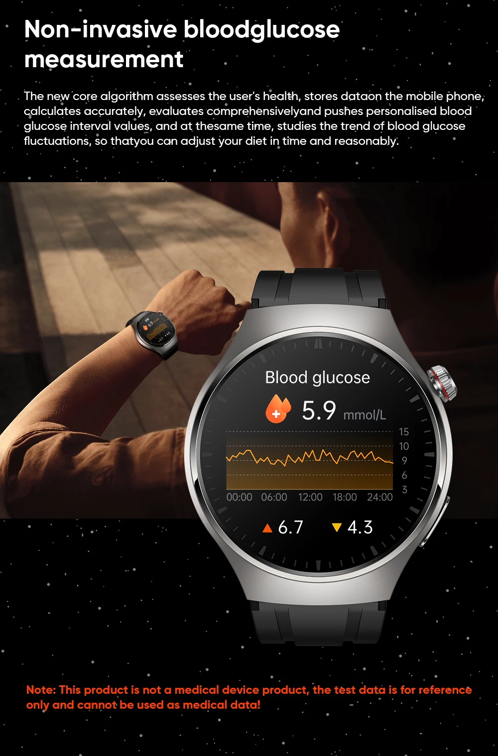 Xiaomi Mijia-reloj inteligente ECG + PPG para hombre y mujer, pulsera con llamadas, Bluetooth, control del ritmo cardíaco y de la salud, Pantalla AMOLED HD, control del azúcar en sangre Xiaomi Mijia-reloj inteligente ECG + PPG para hombre y mujer, pulsera con llamadas, Bluetooth, control del ritmo cardíaco y de la salud, Pantalla AMOLED HD, control del azúcar en sangre