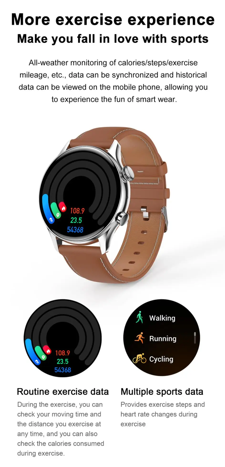 Reloj inteligente resistente al agua IP68 para hombre, pulsera con llamadas, Bluetooth, Pantalla AMOLED HD de 2022x390, novedad de 390