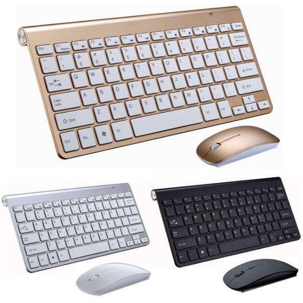 Teclado y Ratón Inalámbricos Ultra delgados