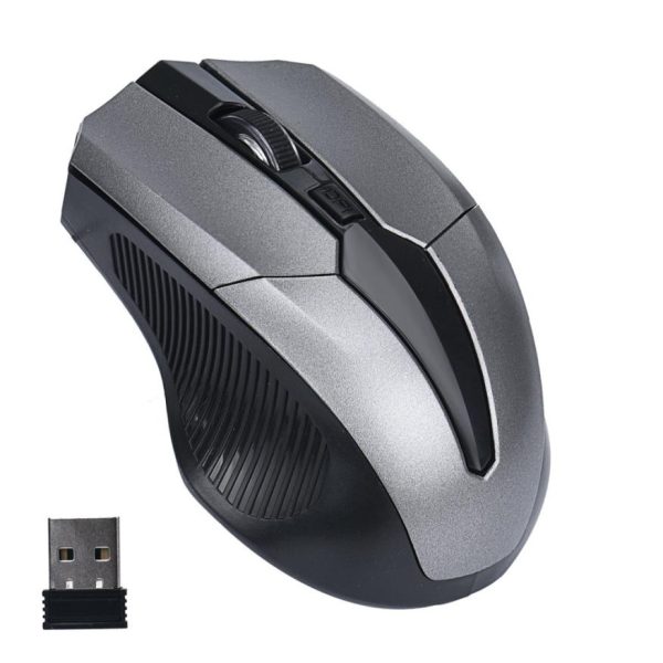 Ratón inalámbrico multicolor con receptor USB