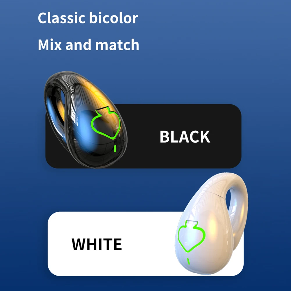 AX11-auriculares inalámbricos de conducción ósea, cascos IPX5 impermeables con Clip para una sola oreja, compatibles con Bluetooth 5,3, deportivos para jugadores AX11-auriculares inalámbricos de conducción ósea, cascos IPX5 impermeables con Clip para una sola oreja, compatibles con Bluetooth 5,3, deportivos para jugadores