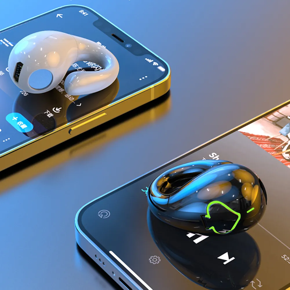 AX11-auriculares inalámbricos de conducción ósea, cascos IPX5 impermeables con Clip para una sola oreja, compatibles con Bluetooth 5,3, deportivos para jugadores AX11-auriculares inalámbricos de conducción ósea, cascos IPX5 impermeables con Clip para una sola oreja, compatibles con Bluetooth 5,3, deportivos para jugadores