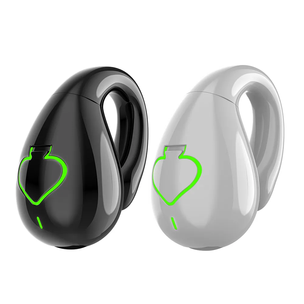 AX11-auriculares inalámbricos de conducción ósea, cascos IPX5 impermeables con Clip para una sola oreja, compatibles con Bluetooth 5,3, deportivos para jugadores AX11-auriculares inalámbricos de conducción ósea, cascos IPX5 impermeables con Clip para una sola oreja, compatibles con Bluetooth 5,3, deportivos para jugadores