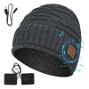 Auriculares de invierno compatibles con Bluetooth, recargables por USB