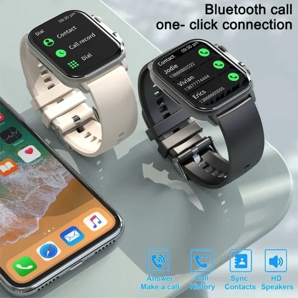 Reloj inteligente deportivo para hombre y mujer, con Pantalla AMOLED