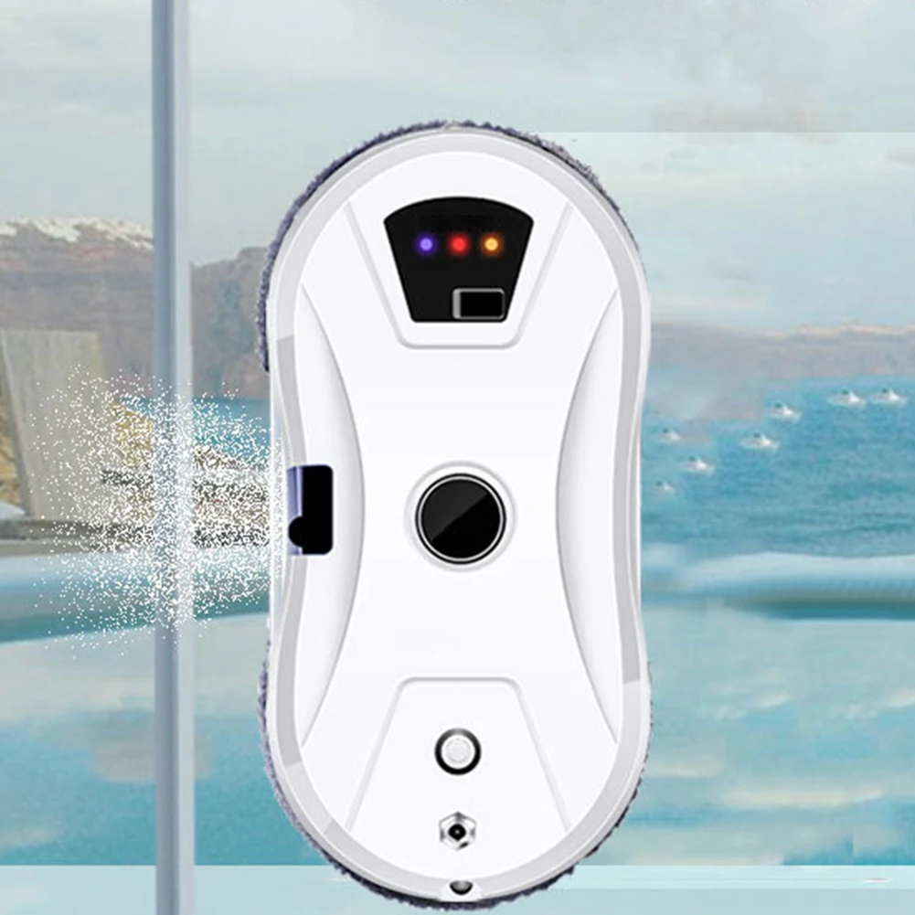 Robot de limpieza eléctrico para ventanas, limpiador de vidrio con PULVERIZADOR DE AGUA automático, limpiador inalámbrico para el hogar, electrodoméstico