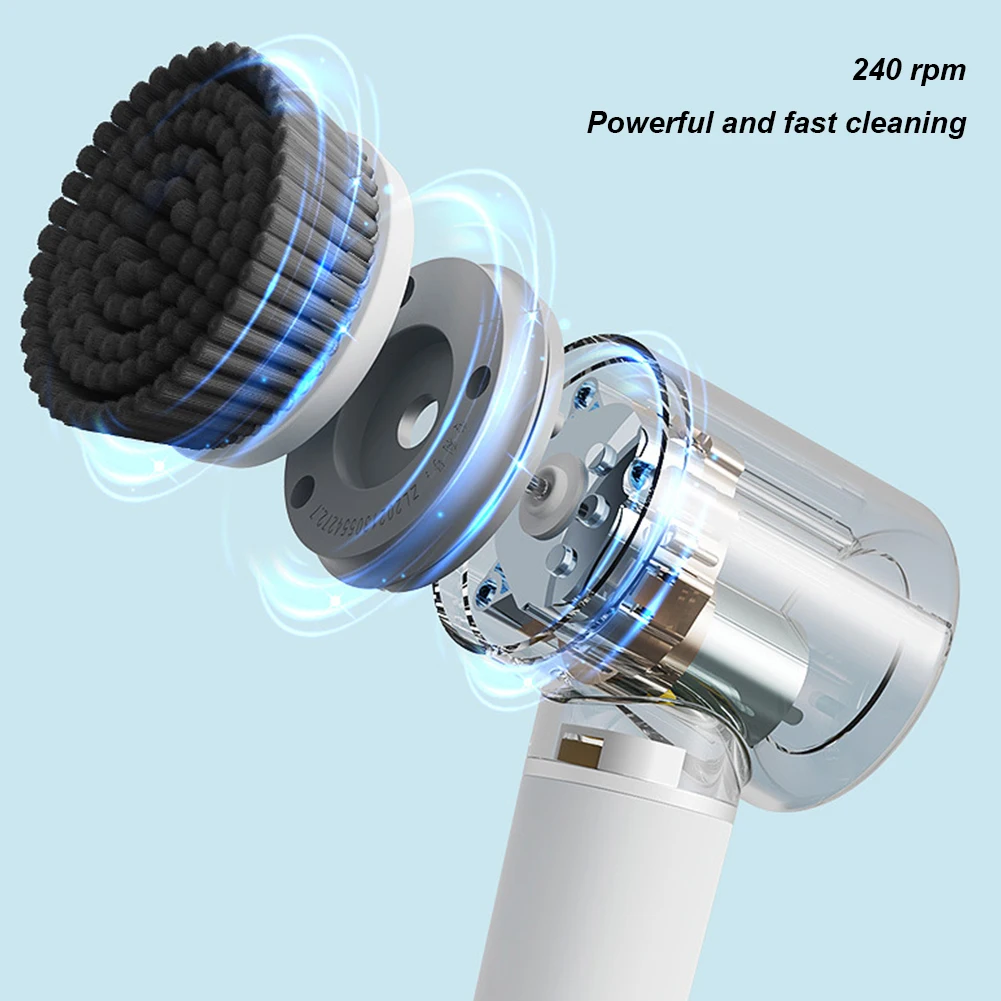 Cepillo de limpieza eléctrico inalámbrico para el hogar, cepillo para lavar platos, bañera, azulejo, limpiador de ventanas, Robot limpiaparabrisas de vidrio