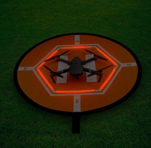 ¡Plataforma de Aterrizaje para Drone Reflectante e Impermeable!