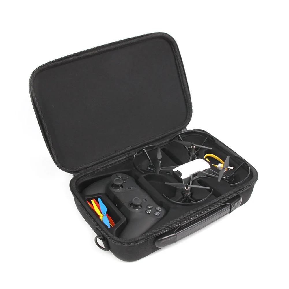 Estuche de transporte portátil impermeable EVA bolsa de almacenamiento negra con correa para el hombro para DJI Tello Drone Gamesir T1d mando a distancia Estuche de transporte portátil impermeable EVA bolsa de almacenamiento negra con correa para el hombro para DJI Tello Drone Gamesir T1d mando a distancia