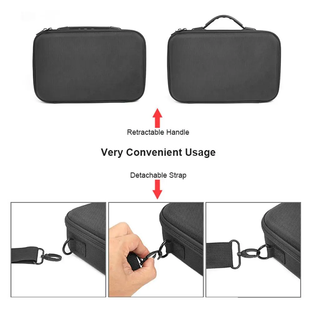 Estuche de hombro portátil impermeable para Dron DJI Tello Gamesir T1d, bolsa de almacenamiento, bolso de hombro profesional Estuche de hombro portátil impermeable para Dron DJI Tello Gamesir T1d, bolsa de almacenamiento, bolso de hombro profesional