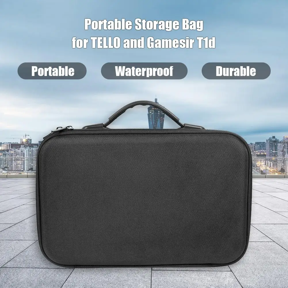 Estuche de hombro portátil impermeable para Dron DJI Tello Gamesir T1d, bolsa de almacenamiento, bolso de hombro profesional Estuche de hombro portátil impermeable para Dron DJI Tello Gamesir T1d, bolsa de almacenamiento, bolso de hombro profesional