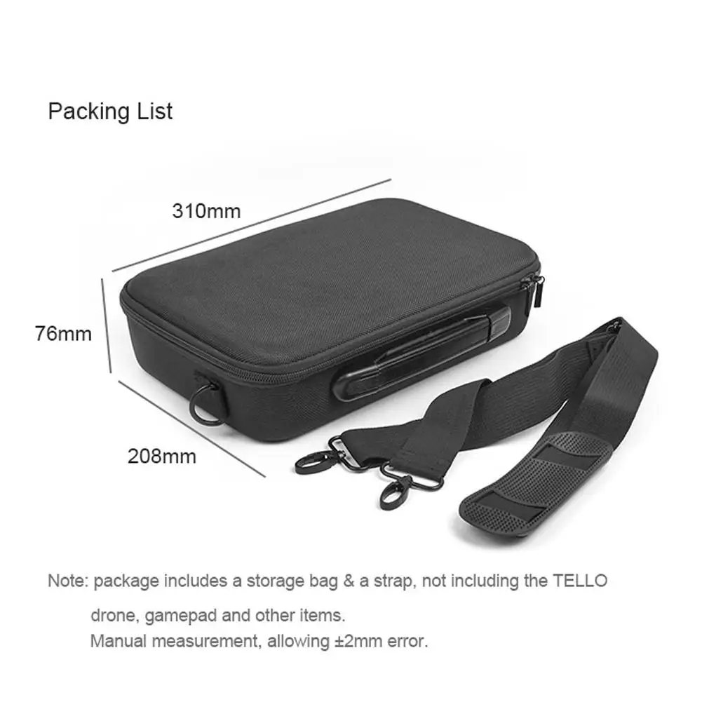 Estuche de hombro portátil impermeable para Dron DJI Tello Gamesir T1d, bolsa de almacenamiento, bolso de hombro profesional Estuche de hombro portátil impermeable para Dron DJI Tello Gamesir T1d, bolsa de almacenamiento, bolso de hombro profesional