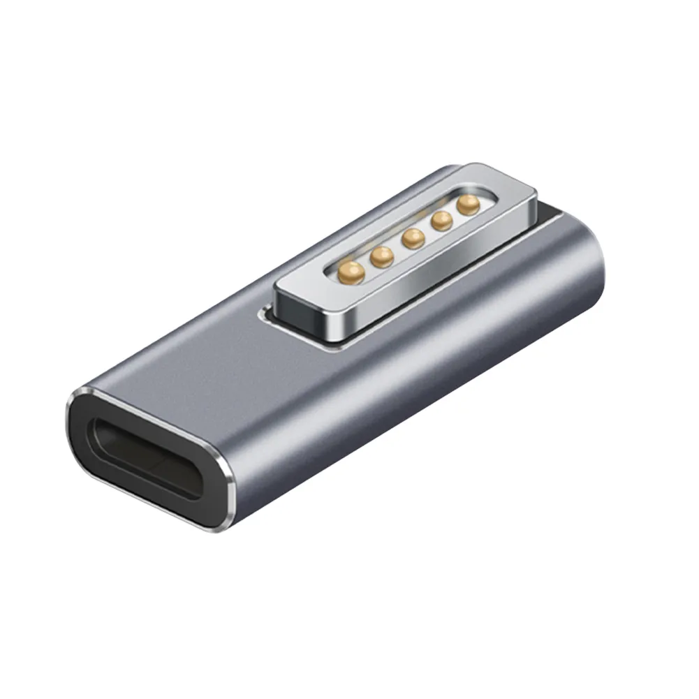 Adaptador magnético USB PD tipo C para Apple Magsafe1, Magsafe 2, MacBook Pro, carga rápida hembra 60W Adaptador magnético USB PD tipo C para Apple Magsafe1, Magsafe 2, MacBook Pro, carga rápida hembra 60W