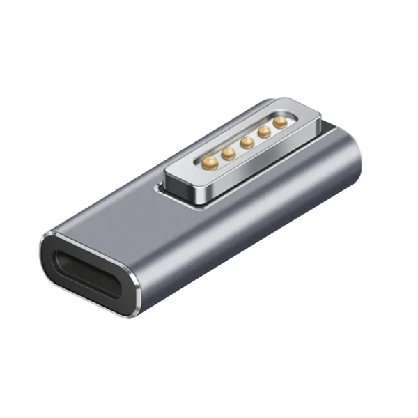 Adaptador magnético USB PD tipo C para Apple Magsafe1, Magsafe 2, MacBook Pro, carga rápida hembra 60W