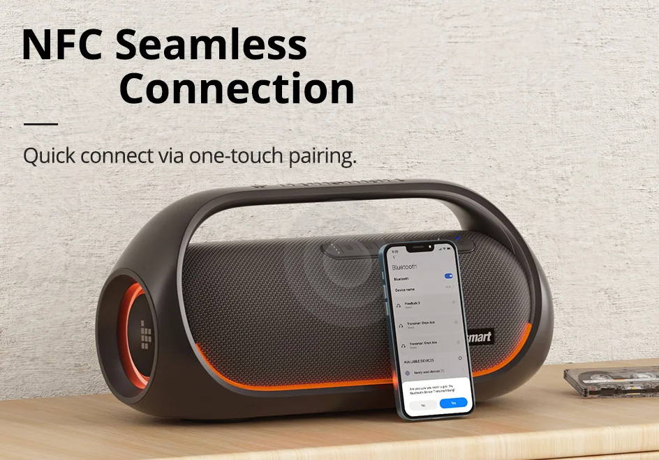 Tronsmart-Altavoz Bluetooth Bang de 60W, altavoces potente con sonido estéreo, batería externa integrada, IPX6 resistente al agua, para fiestas y exteriores Tronsmart-Altavoz Bluetooth Bang de 60W, altavoces potente con sonido estéreo, batería externa integrada, IPX6 resistente al agua, para fiestas y exteriores