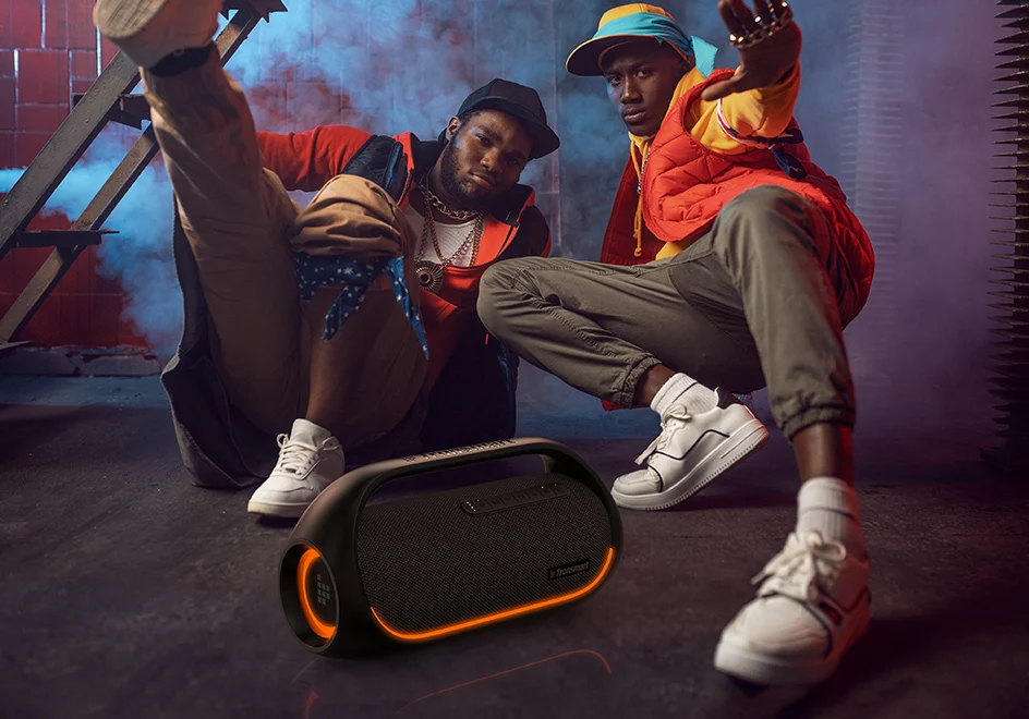 Tronsmart-Altavoz Bluetooth Bang de 60W, altavoces potente con sonido estéreo, batería externa integrada, IPX6 resistente al agua, para fiestas y exteriores Tronsmart-Altavoz Bluetooth Bang de 60W, altavoces potente con sonido estéreo, batería externa integrada, IPX6 resistente al agua, para fiestas y exteriores