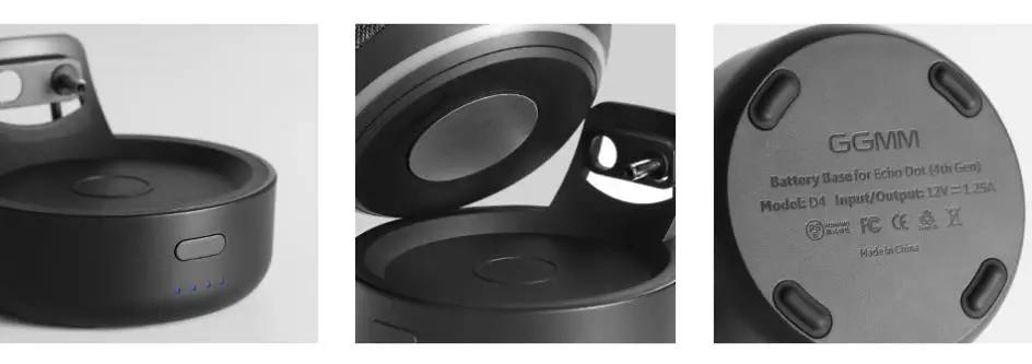 Base de batería de 5200mAh para Echo Dot 4, 4ª generación (La pequeña), altavoz Amazon Alexa, Banco de energía portátil para Dot 4 4th Stand, nueva Base de batería de 5200mAh para Echo Dot 4, 4ª generación (La pequeña), altavoz Amazon Alexa, Banco de energía portátil para Dot 4 4th Stand, nueva