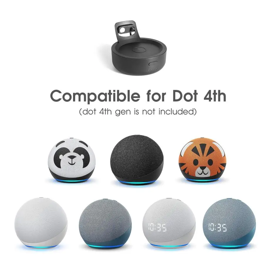 Base de batería de 5200mAh para Echo Dot 4, 4ª generación (La pequeña), altavoz Amazon Alexa, Banco de energía portátil para Dot 4 4th Stand, nueva Base de batería de 5200mAh para Echo Dot 4, 4ª generación (La pequeña), altavoz Amazon Alexa, Banco de energía portátil para Dot 4 4th Stand, nueva