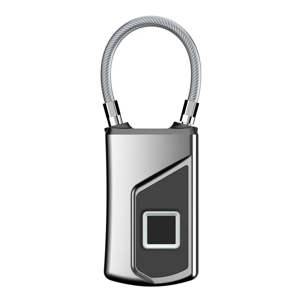 Candado electrónico con huella dactilar para el hogar, candado de seguridad inteligente sin llave, recargable por USB, para puerta de dormitorio y equipaje, nuevo, 2023