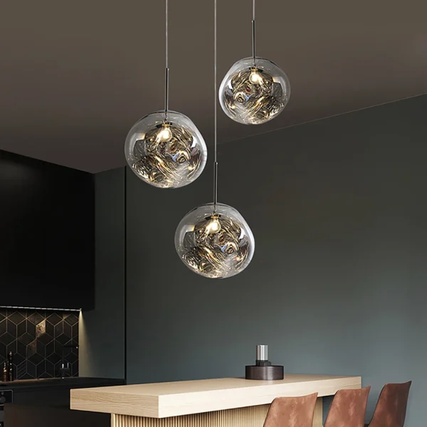 Luces colgantes LED de Lava para interiores, iluminación nórdica moderna y creativa para comedor, Loft, sala de estar ETC.