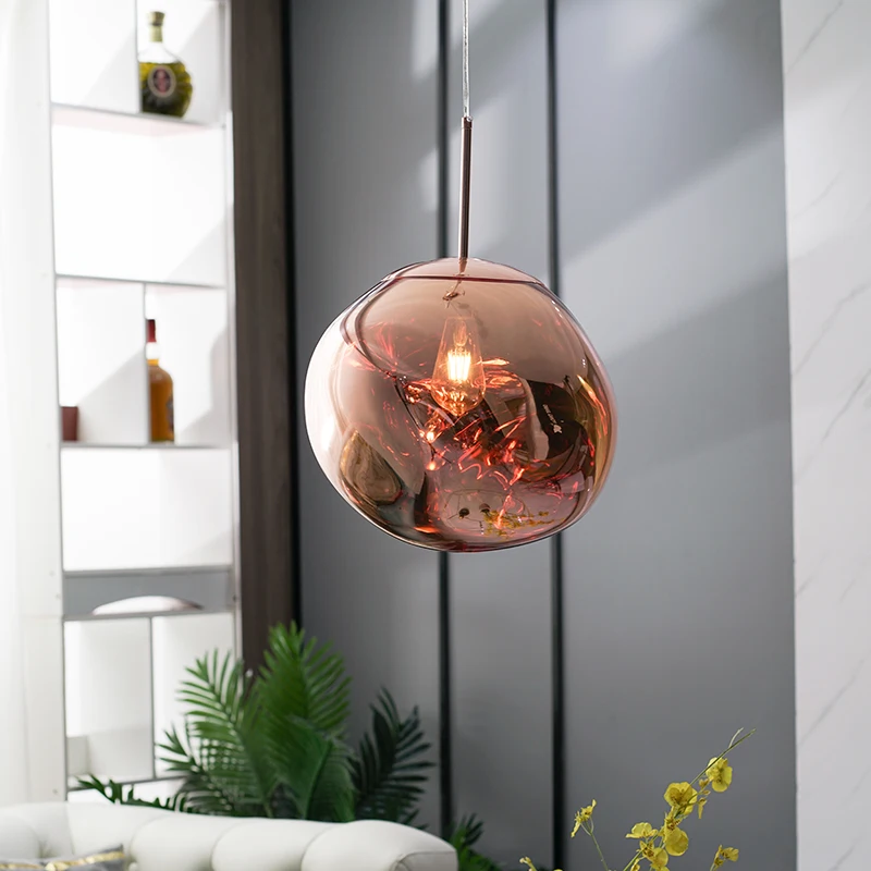 Luces colgantes LED de Lava para interiores, iluminación nórdica moderna y creativa para comedor, Loft, sala de estar ETC.