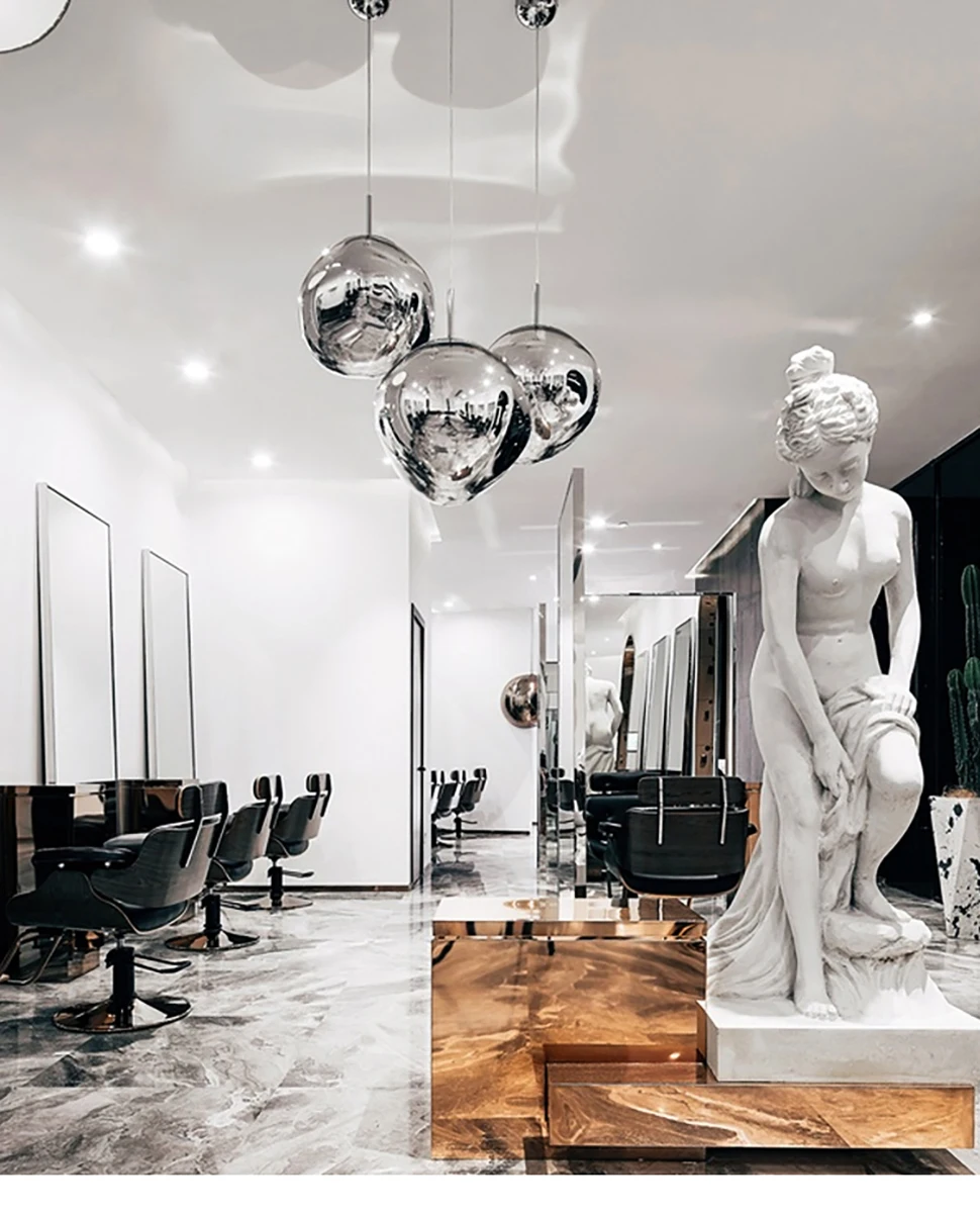 Luces colgantes LED de Lava para interiores, iluminación nórdica moderna y creativa para comedor, Loft, sala de estar ETC.