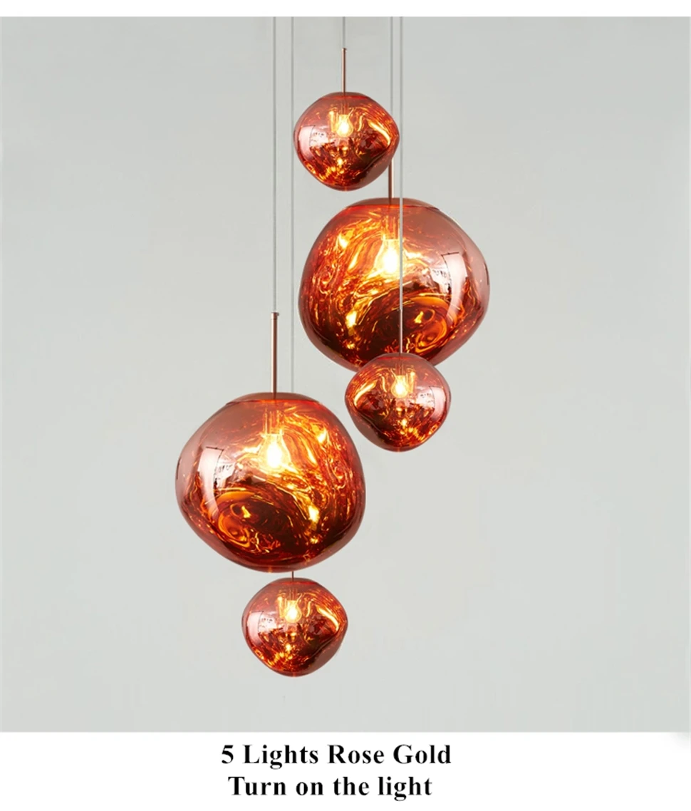 Luces colgantes LED de Lava para interiores, iluminación nórdica moderna y creativa para comedor, Loft, sala de estar ETC.