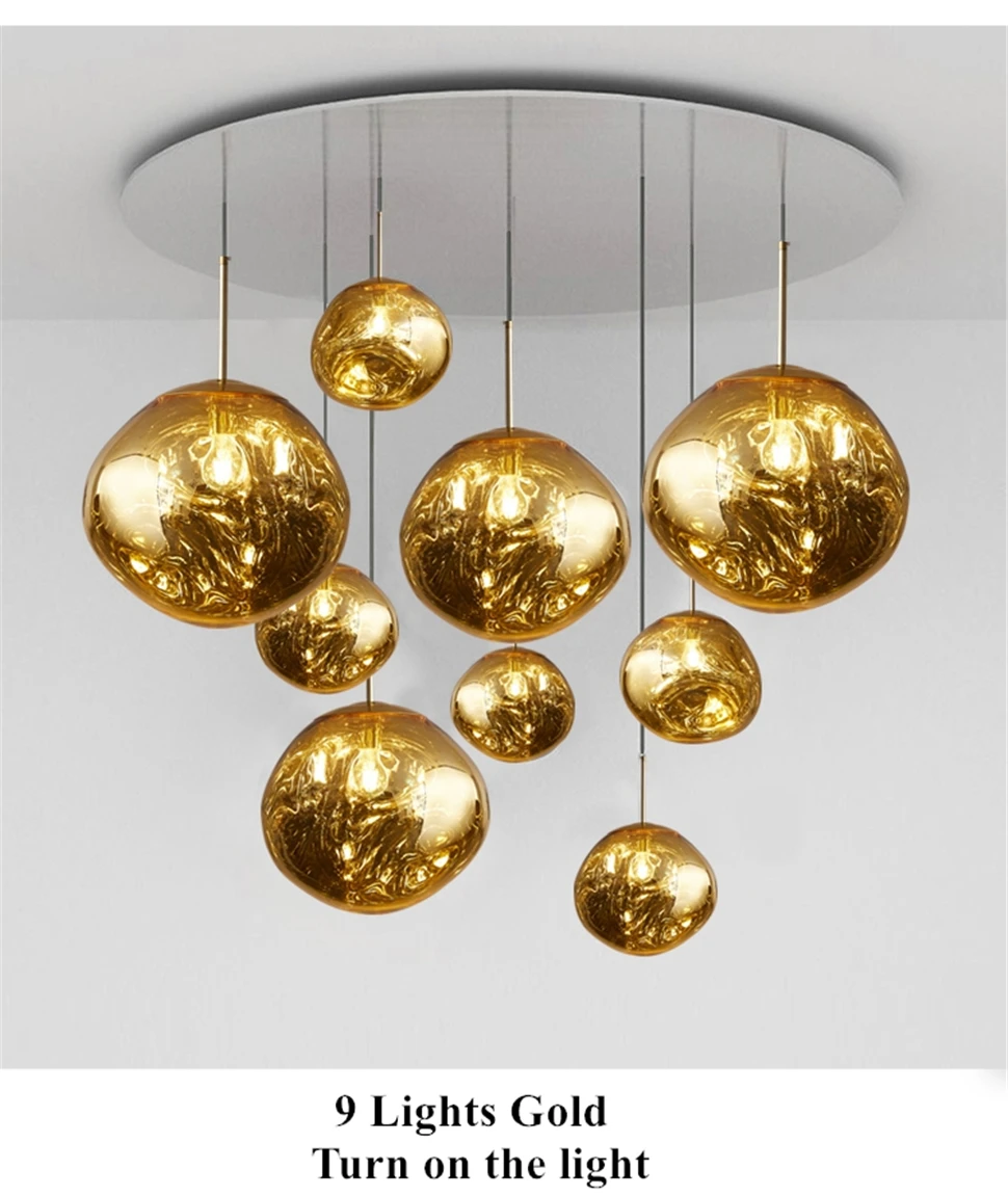 Luces colgantes LED de Lava para interiores, iluminación nórdica moderna y creativa para comedor, Loft, sala de estar ETC.