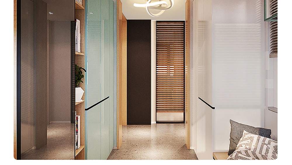 Luces de techo LED creativas para pasillo, iluminación nórdica moderna para el hogar, montada en superficie para dormitorio, sala de estar, pasillo, balcón, lámparas LED