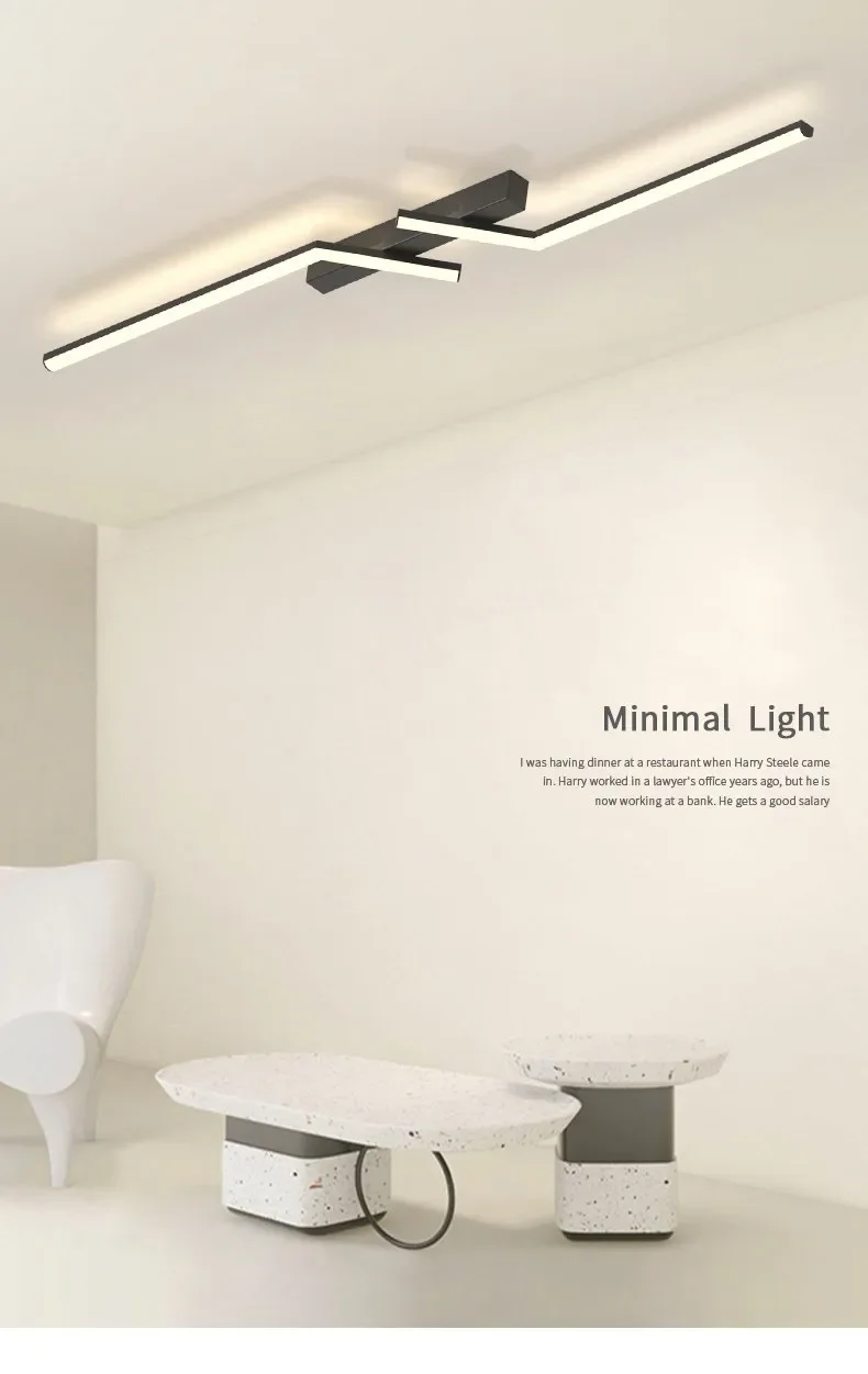 Lámpara de techo Led moderna para pasillo, luces de techo para dormitorio, vestíbulo, comedor, Simple, color negro Lámpara de techo Led moderna para pasillo, luces de techo para dormitorio, vestíbulo, comedor, Simple, color negro