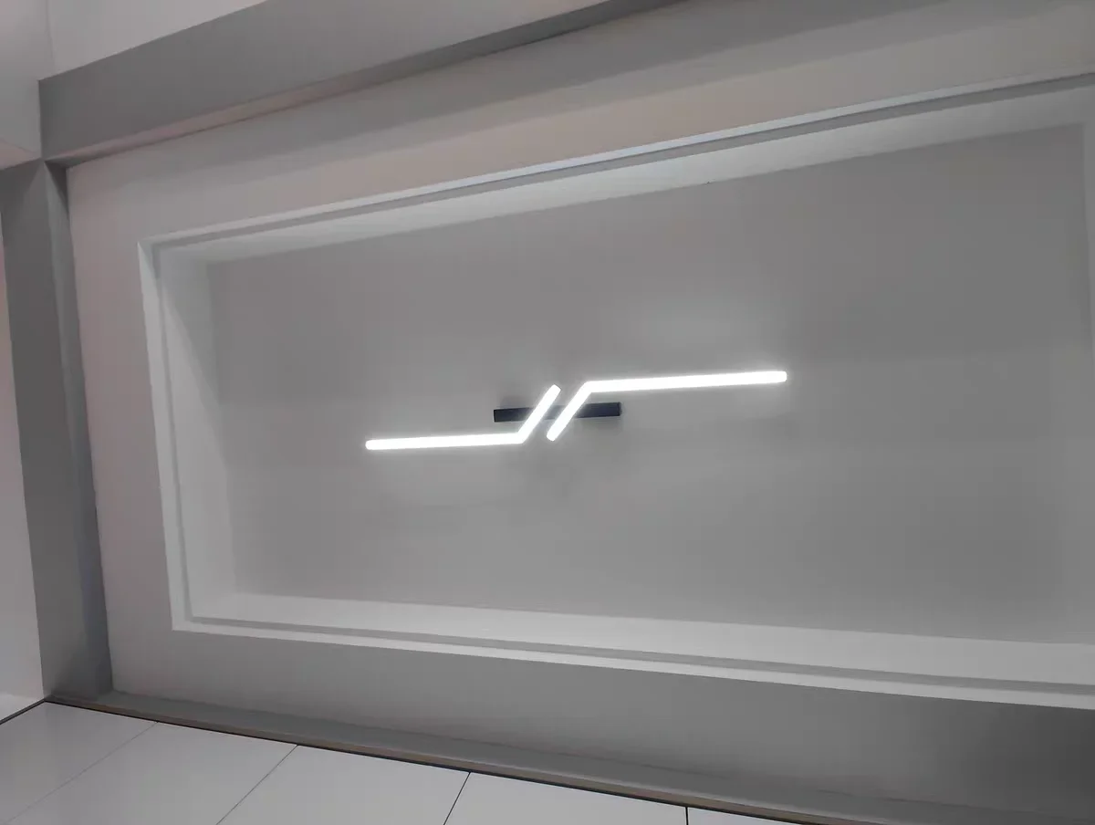 Lámpara de techo Led moderna para pasillo, luces de techo para dormitorio, vestíbulo, comedor, Simple, color negro