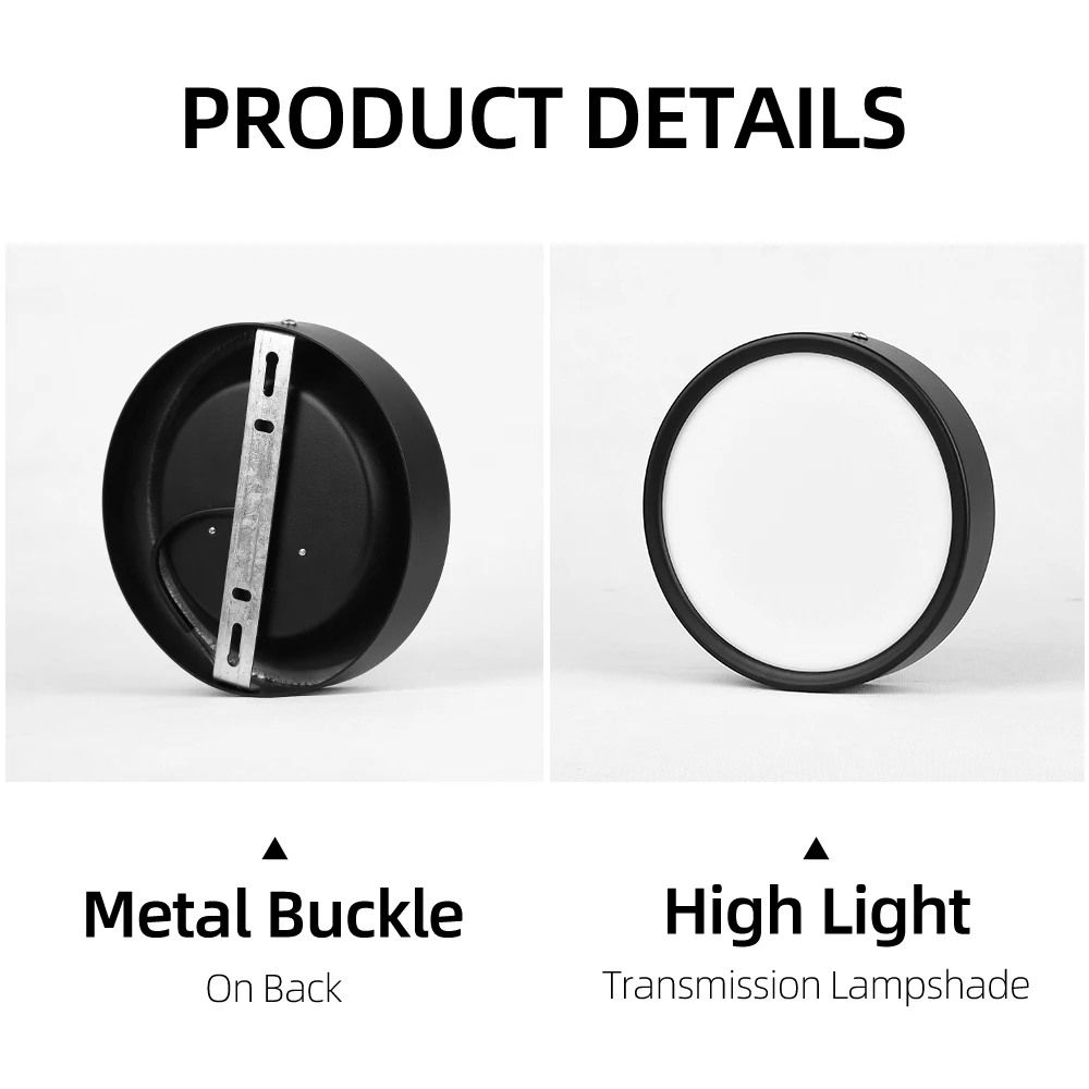 Foco de luz LED COB plegable, lámpara de techo montada en superficie para sala de estar, cocina, luz neutra interior, 220V