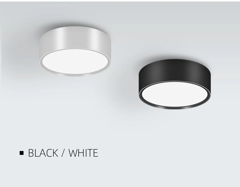 Foco de luz LED COB plegable, lámpara de techo montada en superficie para sala de estar, cocina, luz neutra interior, 220V