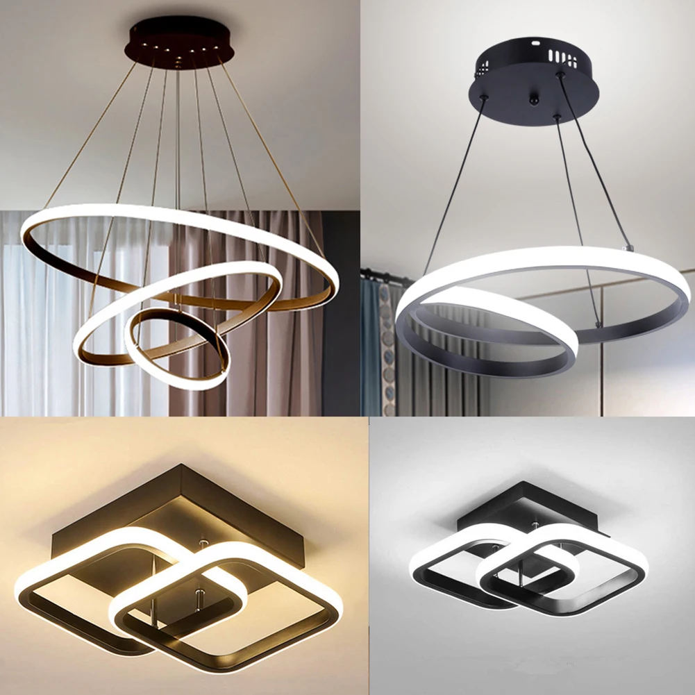 Luces de techo LED modernas para pasillo, lámpara nórdica de 50W/22W para interior, sala de estar, pasillo, balcón Luces de techo LED modernas para pasillo, lámpara nórdica de 50W/22W para interior, sala de estar, pasillo, balcón