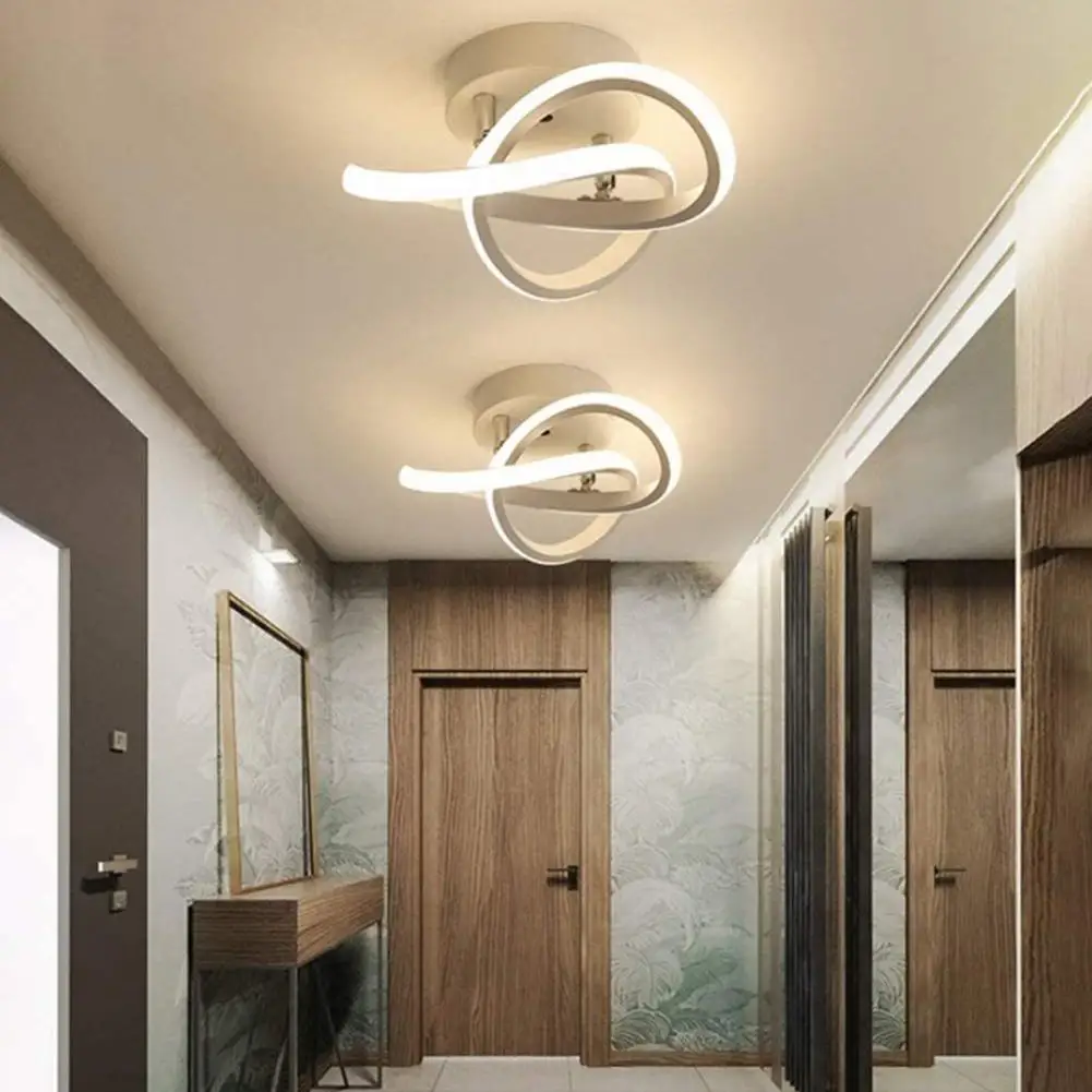 Luces de techo LED modernas para pasillo, lámpara nórdica de 50W/22W para interior, sala de estar, pasillo, balcón Luces de techo LED modernas para pasillo, lámpara nórdica de 50W/22W para interior, sala de estar, pasillo, balcón