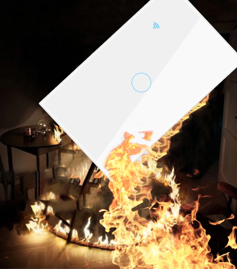 AUBESS-interruptor de luz táctil inteligente para el hogar, pulsador de pared para Smart Life, Alexa, Google Home, Alice, Tuya, WiFi, EE. UU., UE, 1/2/3/4 entradas