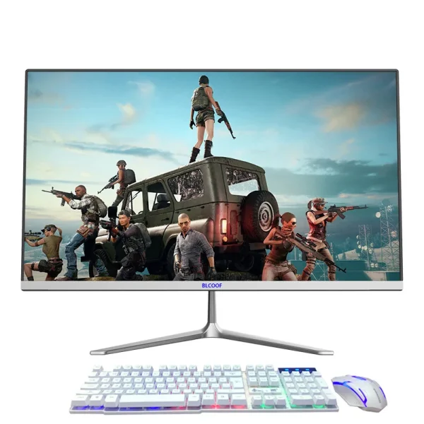 Ordenador de escritorio todo en uno para juegos, monitor de 19 pulgadas, i3 Intel Core, 8GB de RAM, sistema de teclado, Unite Pc, juego completo