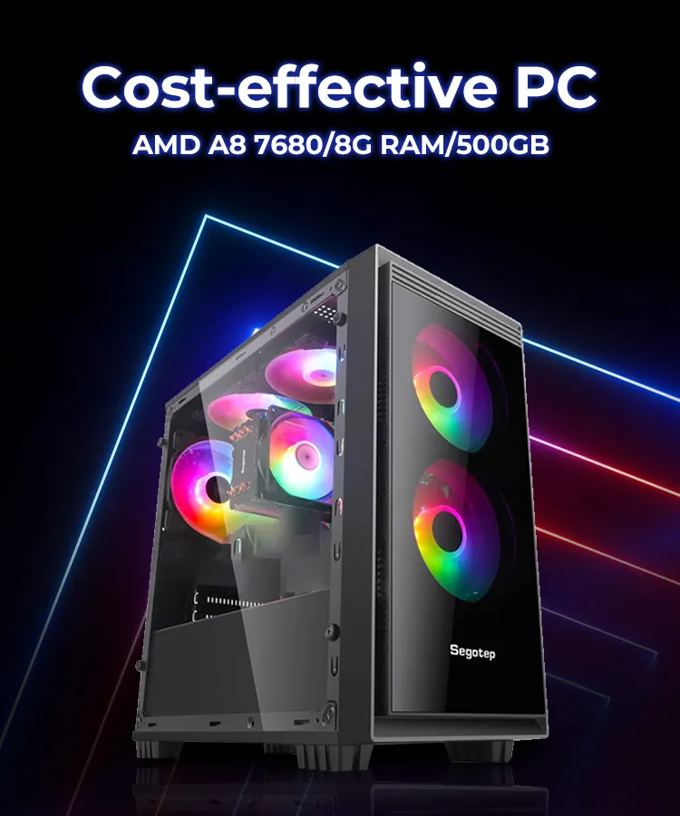 AOTESIER-ordenador de videojuegos AMD Core A8, 7680/240G SSD, conjunto completo de ordenador de juegos para e-sports, 8/16 Gb RAM, 256/500 GB AOTESIER-ordenador de videojuegos AMD Core A8, 7680/240G SSD, conjunto completo de ordenador de juegos para e-sports, 8/16 Gb RAM, 256/500 GB