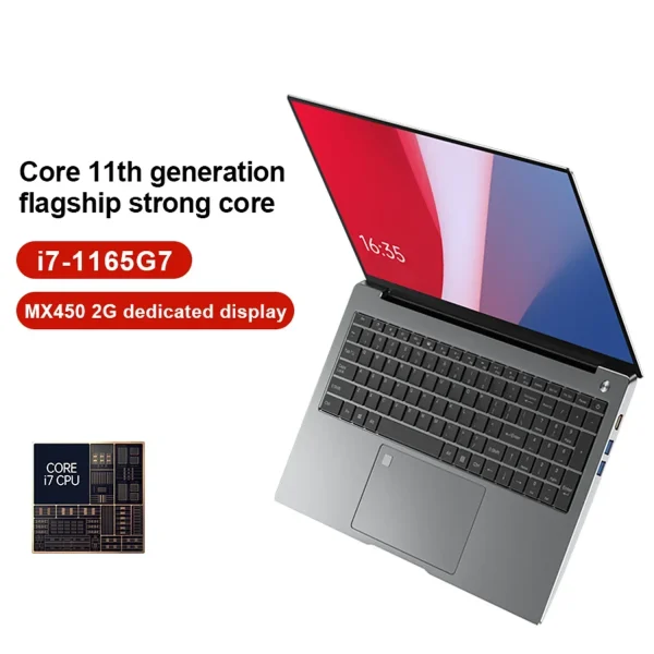Ordenador portátil de edición Global, dispositivo con Intel Core i7 Win11, pantalla HD de 15,6 pulgadas.
