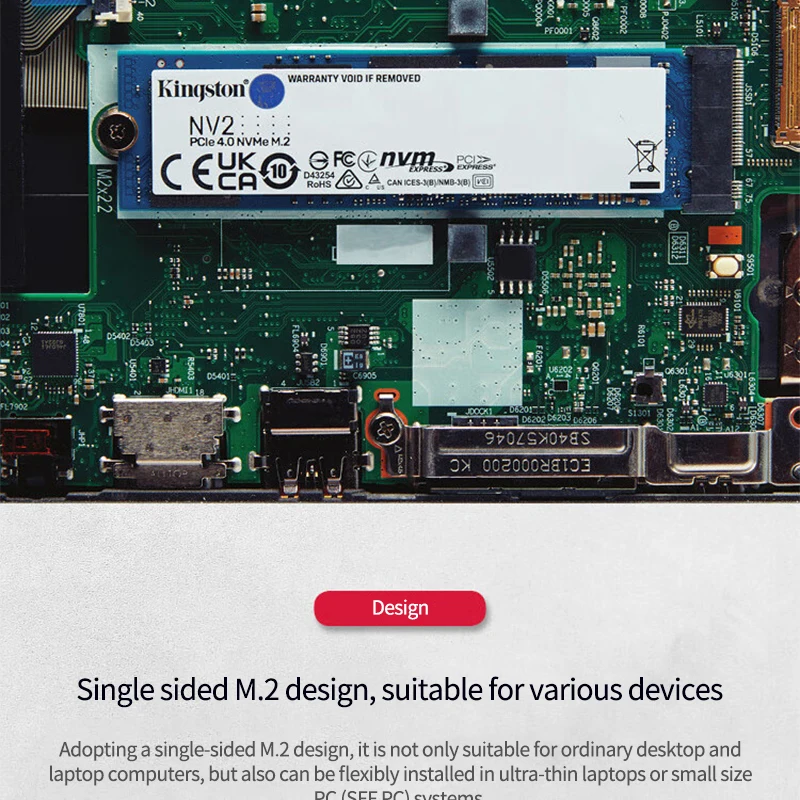 Kingston-SSD interno M.2 NVMe PCIe 4,0 NV2 M2 2280, 2TB, 1TB, 500GB, 250GB, compatible con ordenador portátil de escritorio, CPU de placa base Intel AMD