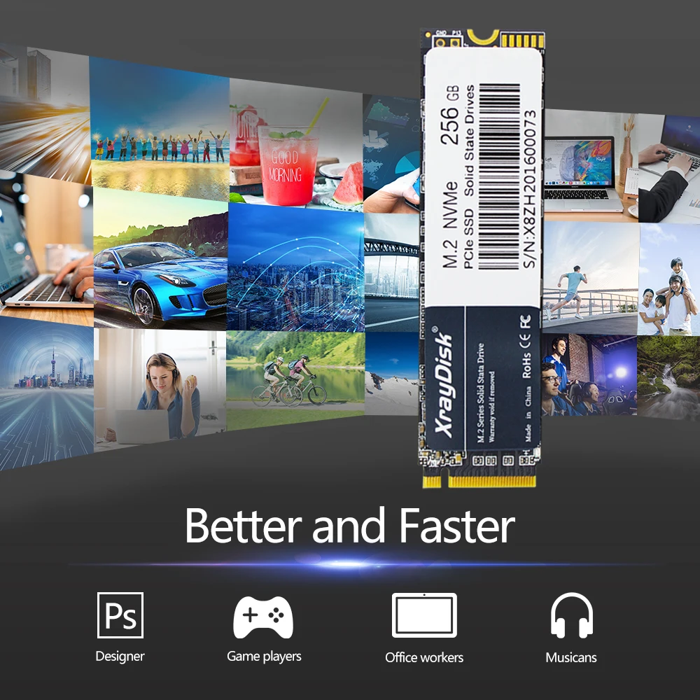 XrayDisk-disco duro interno para ordenador portátil y de escritorio, unidad de estado sólido M.2 SSD PCIe NVME de 128GB, 256GB, 512GB, 1TB, Gen3 x 4 y 4x4, 2280 XrayDisk-disco duro interno para ordenador portátil y de escritorio, unidad de estado sólido M.2 SSD PCIe NVME de 128GB, 256GB, 512GB, 1TB, Gen3 x 4 y 4x4, 2280