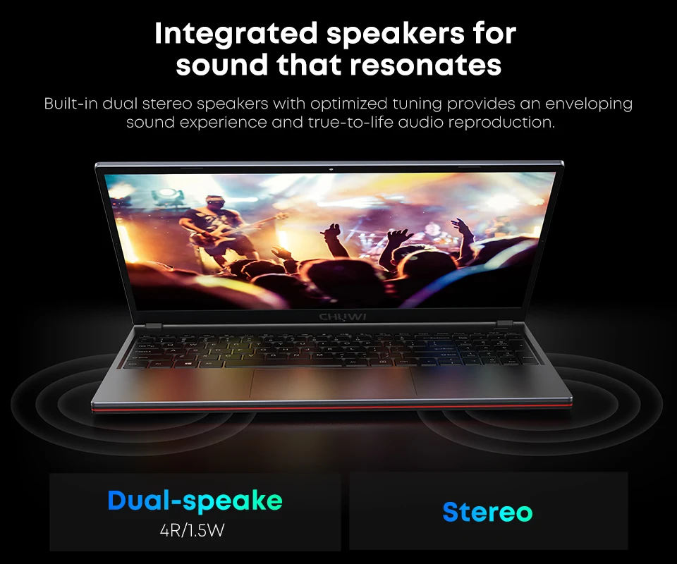 CHUWI-ordenador portátil CoreBook XPro, Notebook con procesador Core i5-1235U, 10 núcleos, pantalla FHD de 15,6 pulgadas, 16GB de RAM, 512GB de SSD, cuerpo metálico, con ventilador