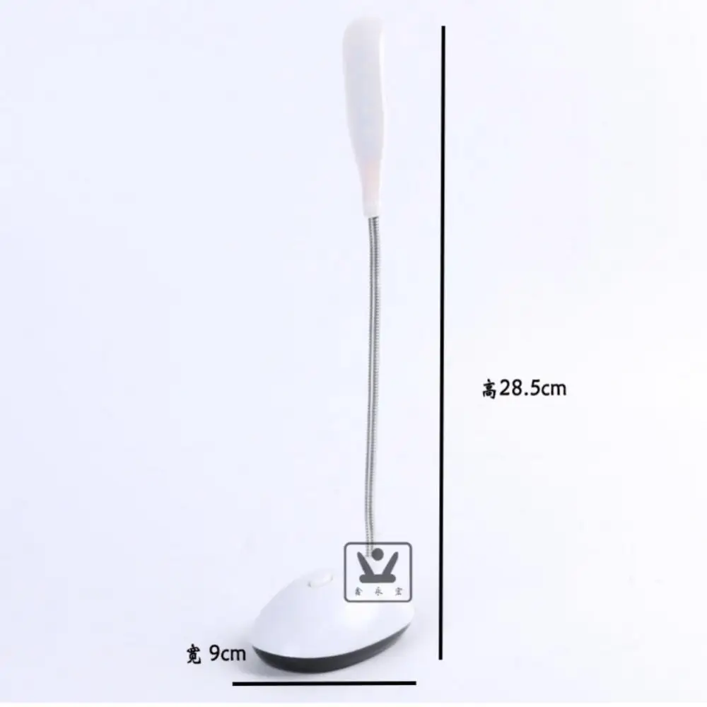 Lámpara de mesa LED para estudio, Mini linterna de mesa atenuable con 3 pilas AAA, bonita Luz de libro flexible inteligente para oficina