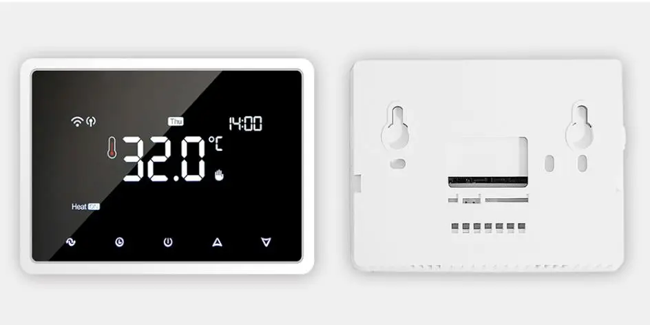Controlador de temperatura inteligente Tuya RF, termostato inalámbrico WiFii para caldera de Gas, calefacción de agua, funciona con Alexa y Google Home, nuevo Controlador de temperatura inteligente Tuya RF, termostato inalámbrico WiFii para caldera de Gas, calefacción de agua, funciona con Alexa y Google Home, nuevo