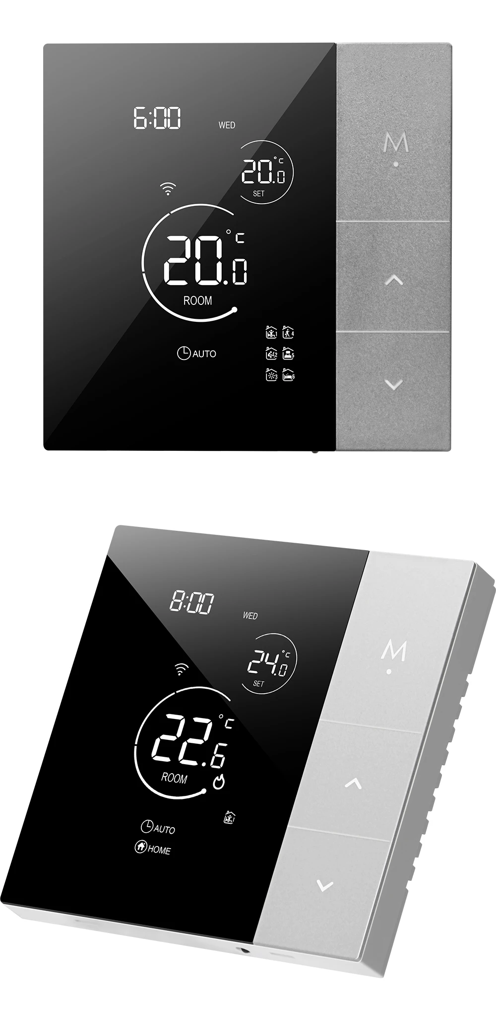 Termostato WiFi con Tuya Smart Home, termorregulador para calefacción por suelo radiante, controlador de temperatura eléctrico cálido y Alice Alexa