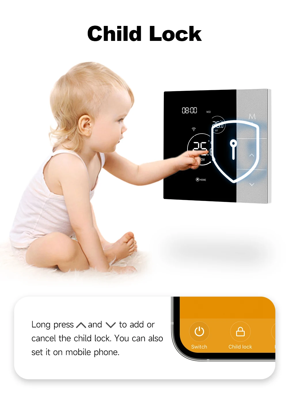 Termostato WiFi con Tuya Smart Home, termorregulador para calefacción por suelo radiante, controlador de temperatura eléctrico cálido y Alice Alexa Termostato WiFi con Tuya Smart Home, termorregulador para calefacción por suelo radiante, controlador de temperatura eléctrico cálido y Alice Alexa