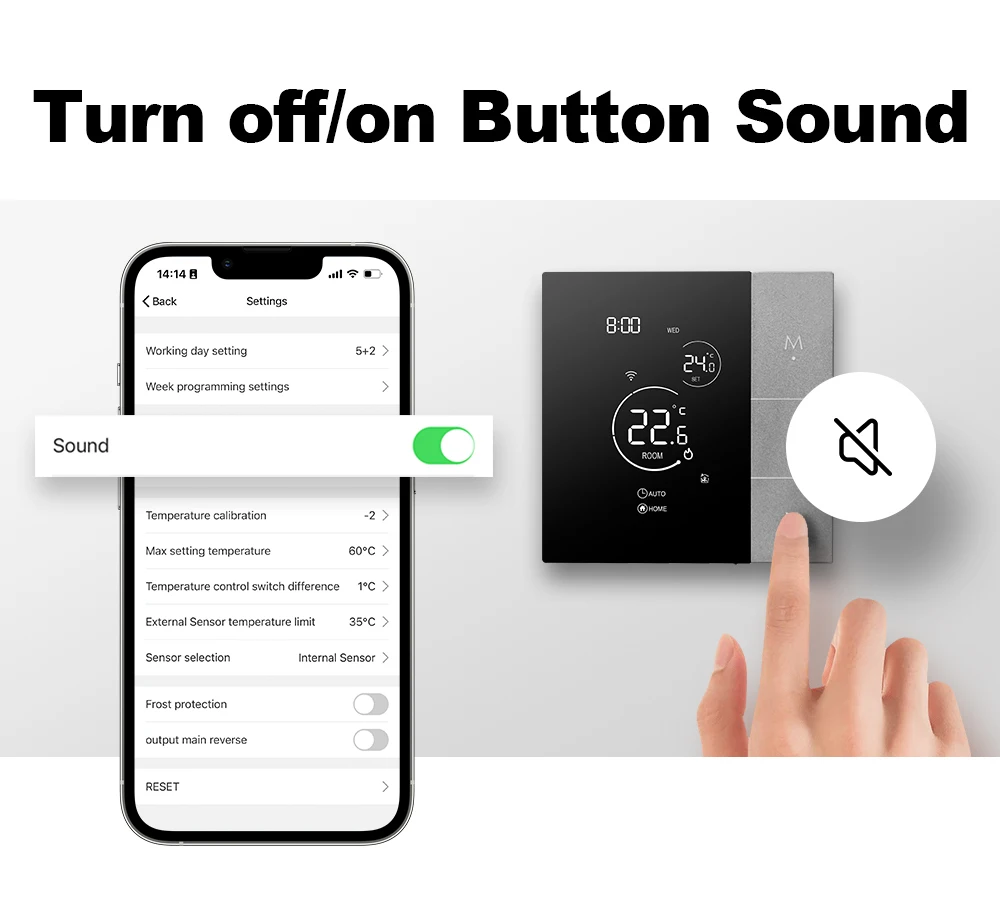Termostato WiFi con Tuya Smart Home, termorregulador para calefacción por suelo radiante, controlador de temperatura eléctrico cálido y Alice Alexa Termostato WiFi con Tuya Smart Home, termorregulador para calefacción por suelo radiante, controlador de temperatura eléctrico cálido y Alice Alexa