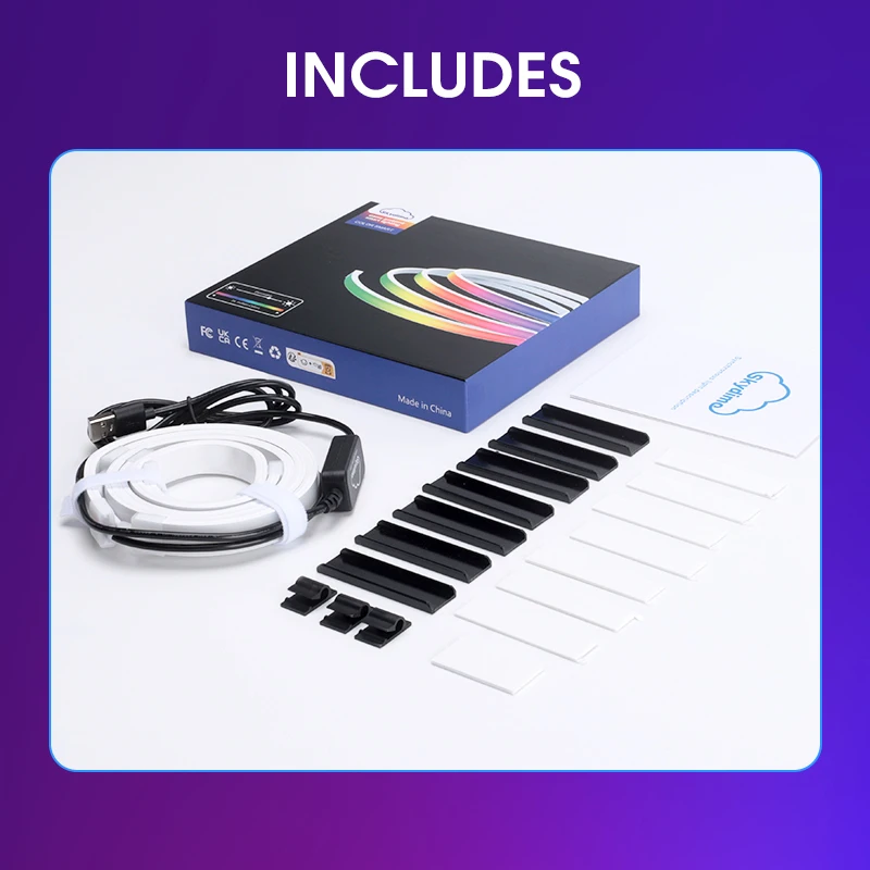 Tira de luces LED de colores para retroiluminación de Monitor de ordenador, luz ambiental de sincronización en tiempo Real, lámpara de ambiente de juego para Monitor de 24-34 pulgadas, 1-4 piezas Tira de luces LED de colores para retroiluminación de Monitor de ordenador, luz ambiental de sincronización en tiempo Real, lámpara de ambiente de juego para Monitor de 24-34 pulgadas, 1-4 piezas